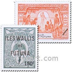 n° 649/650 -  Timbre Wallis et Futuna Poste