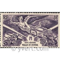 n° 4  -  Selo Wallis e Futuna Correio aéreo