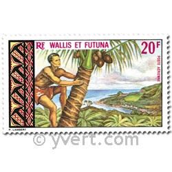 n° 33/37  -  Selo Wallis e Futuna Correio aéreo