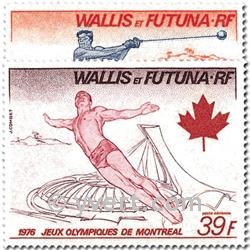 n° 72/73  -  Selo Wallis e Futuna Correio aéreo