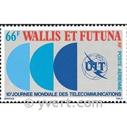 n.o 84 -  Sello Wallis y Futuna Correo aéreo