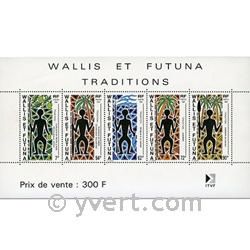 n° 5 -  Selo Wallis e Futuna Blocos e folhinhas