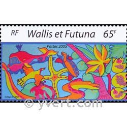 n° 19 -  Selo Wallis e Futuna Blocos e folhinhas