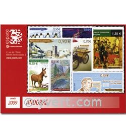 nr. 666/680 -  Stamp Andorra Year set (2009)