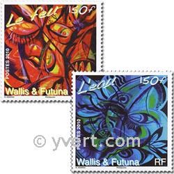 n° 742/743  -  Selo Wallis e Futuna Correios