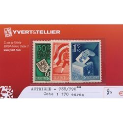 AUSTRIA - n°788/790**