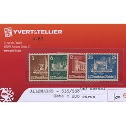 ALEMANIA - n°535/538(*)