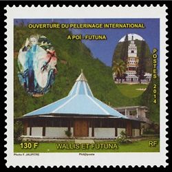 n° 814 -  Sello Wallis y Futuna CorreIos