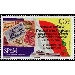 n° 1123 - Sello San Pedro y Miquelón Correo